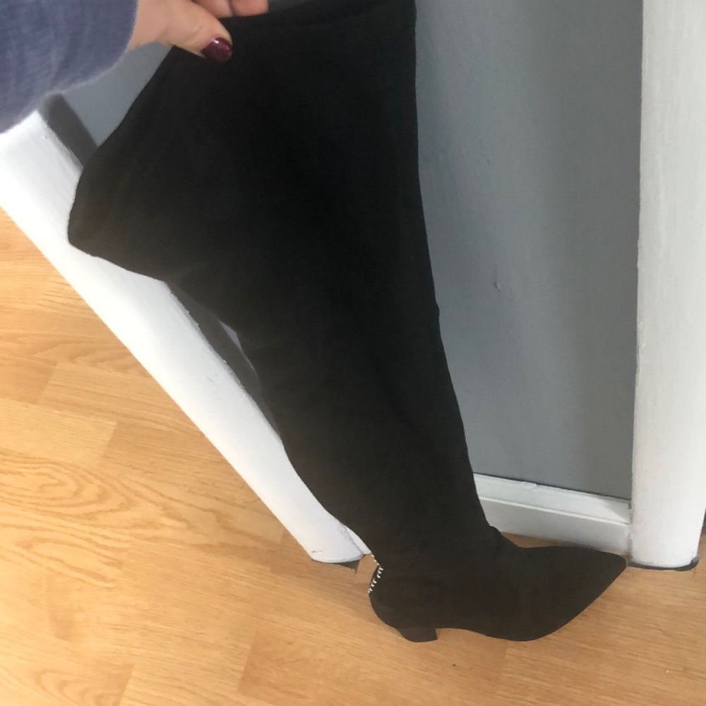 Dolce Vita black suede over the knee boots
